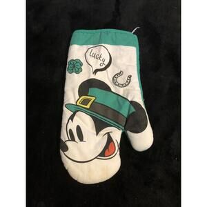 Disney Mickey Mouse St. Patrick's Day LUCKY Oven Mitt
